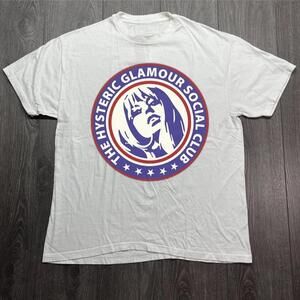 White The Hysteric Glamour Social Club Tee